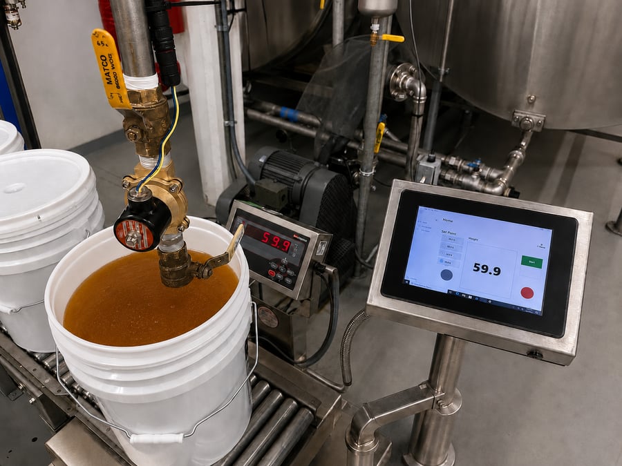 Stopped honey dispenser, 59.9 readings